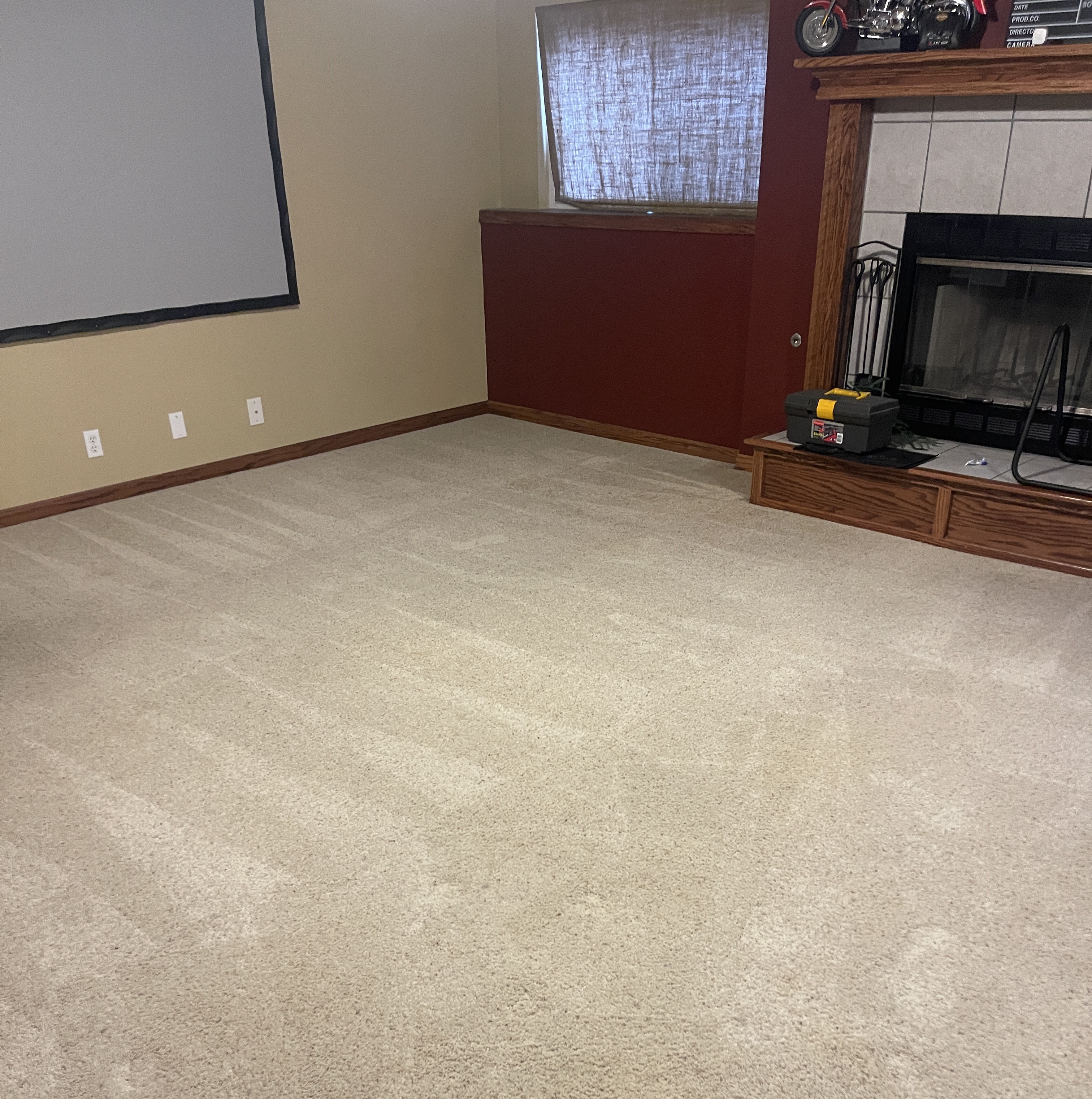 finished carpet cleaning